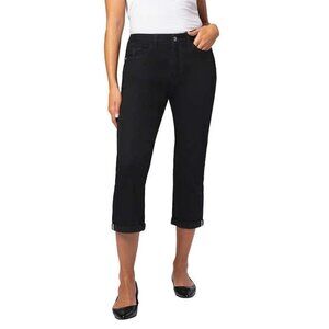 NEW Black Santana Tummy Control Capri Jeans